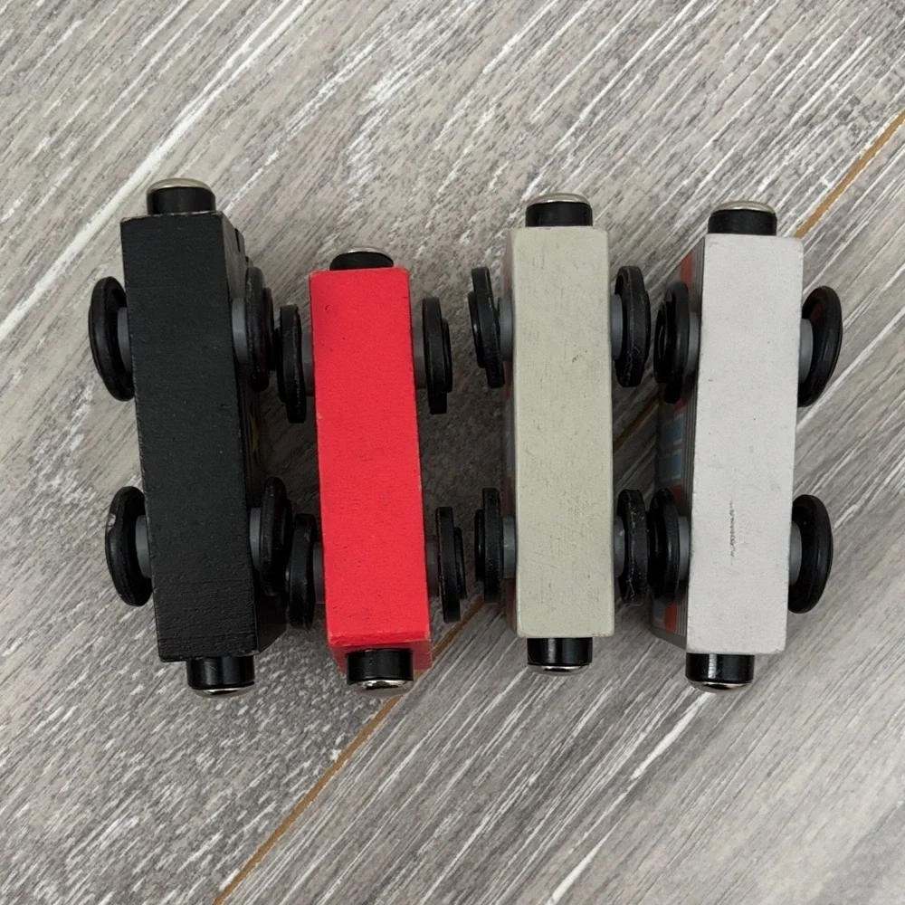 Lot of Wooden Magnet Trains